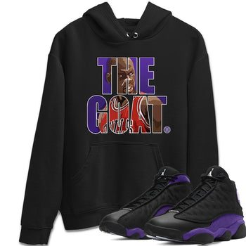Jordan 13 Court Purple Sneaker Match Tees The Goat Sneaker Tees Jordan 13 Court Purple Sneaker Release Tees Unisex Shirts