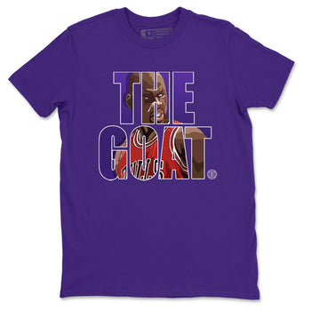 Jordan 13 Court Purple Sneaker Match Tees The Goat Sneaker Tees Jordan 13 Court Purple Sneaker Release Tees Unisex Shirts