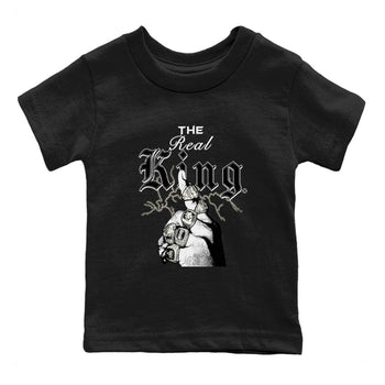 11s Gratitude shirt to match jordans The Real King sneaker tees Air Jordan 11 Gratitude SNRT Sneaker Tees Baby Toddler Black 2 T-Shirt