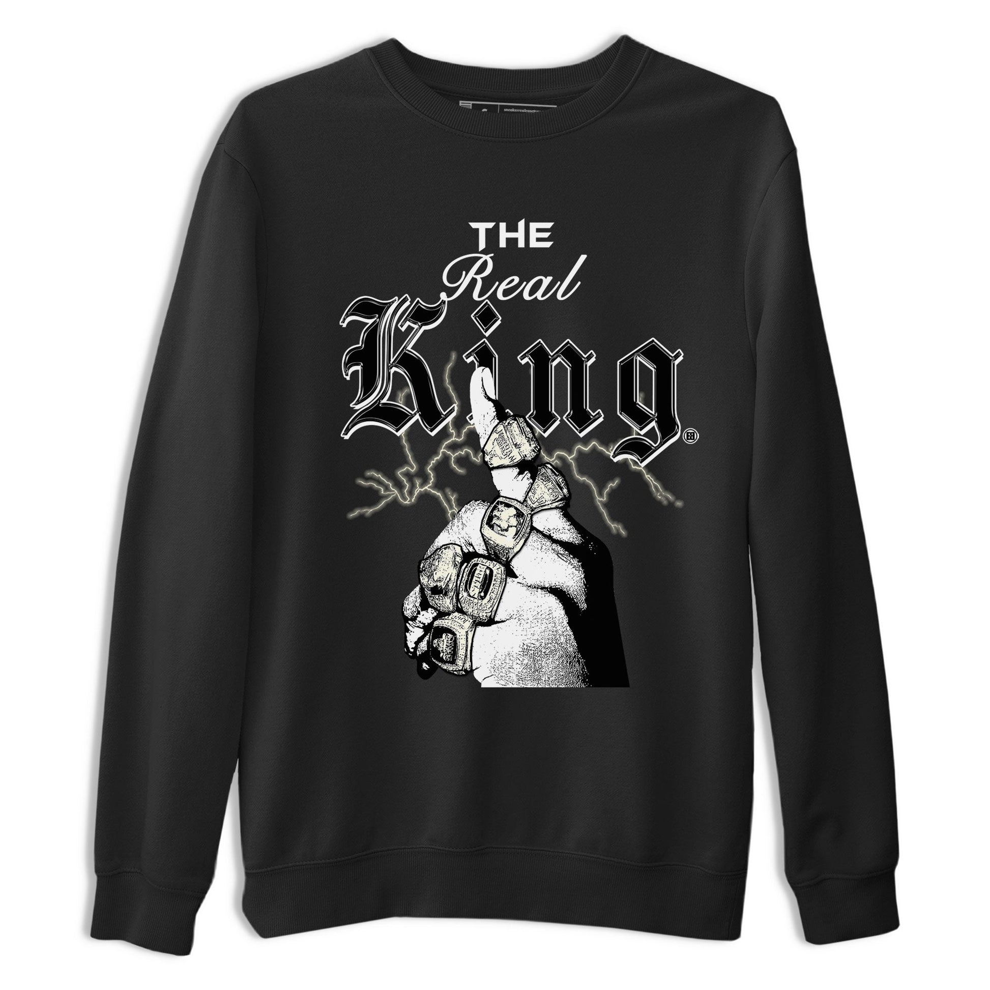 11s Gratitude shirt to match jordans The Real King sneaker tees Air Jordan 11 Retro Gratitude SNRT Sneaker Tees Streetwear Casual Fit Black 2 T-Shirt
