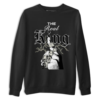 11s Gratitude shirt to match jordans The Real King sneaker tees Air Jordan 11 Retro Gratitude SNRT Sneaker Tees Streetwear Casual Fit Black 2 T-Shirt