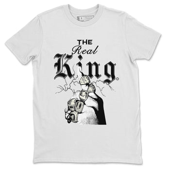 11s Gratitude shirt to match jordans The Real King sneaker tees Air Jordan 11 Retro Gratitude SNRT Sneaker Tees Streetwear Casual Fit White 2 T-Shirt