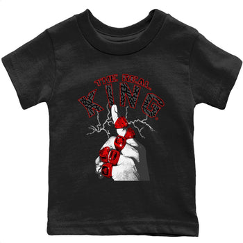 Jordan 3 Fire Red Sneaker Match Tees The Real King Sneaker Tees Jordan 3 Fire Red Sneaker Release Tees Kids Shirts