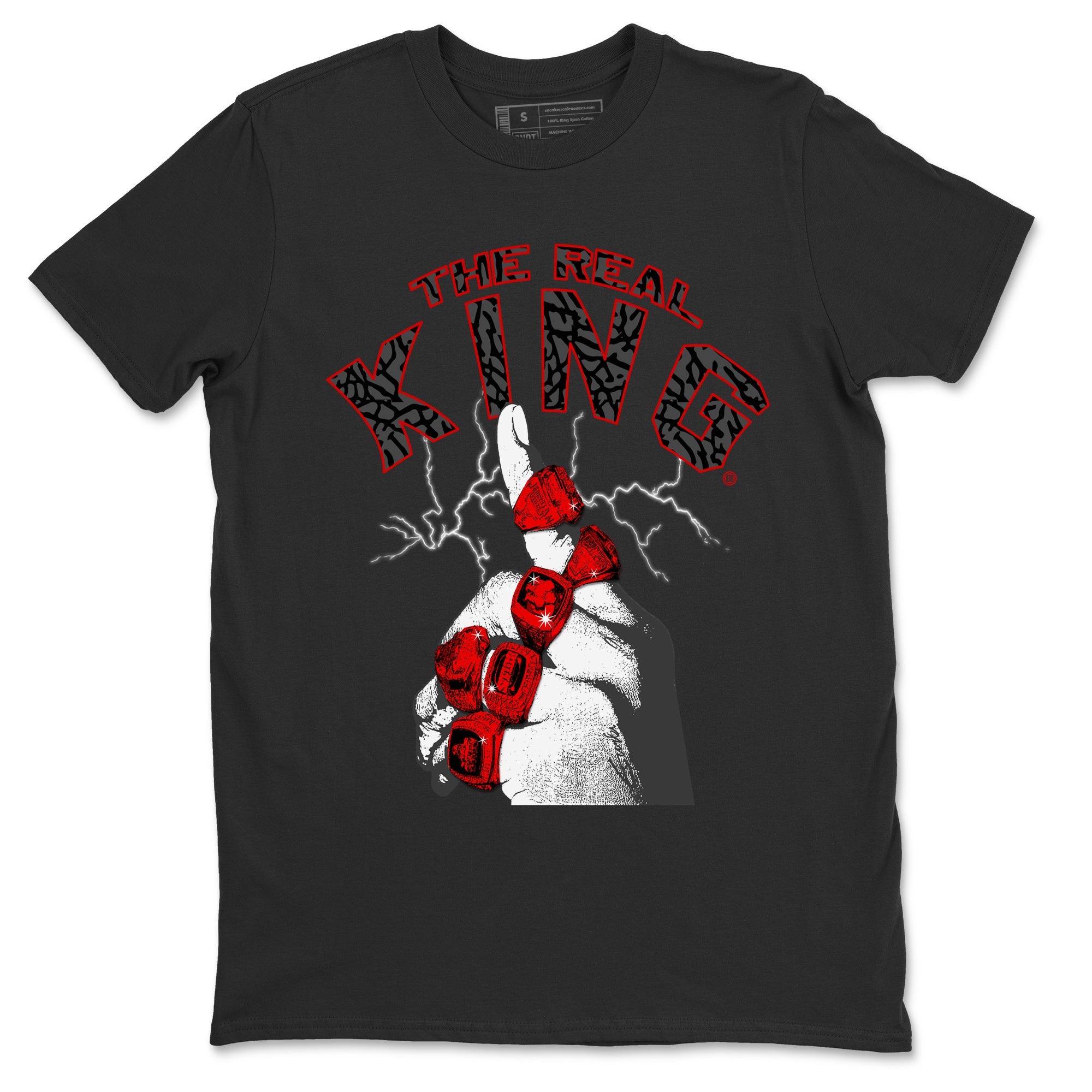 Jordan 3 Fire Red Sneaker Match Tees The Real King Sneaker Tees Jordan 3 Fire Red Sneaker Release Tees Unisex Shirts