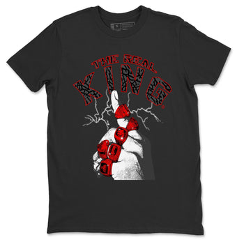 Jordan 3 Fire Red Sneaker Match Tees The Real King Sneaker Tees Jordan 3 Fire Red Sneaker Release Tees Unisex Shirts
