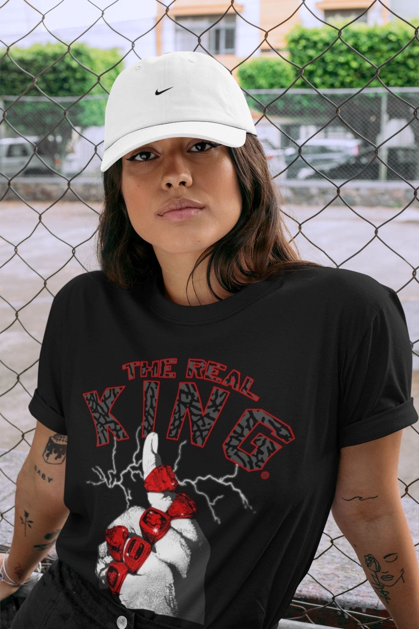 Jordan 3 Fire Red Sneaker Match Tees The Real King Sneaker Tees Jordan 3 Fire Red Sneaker Release Tees Unisex Shirts
