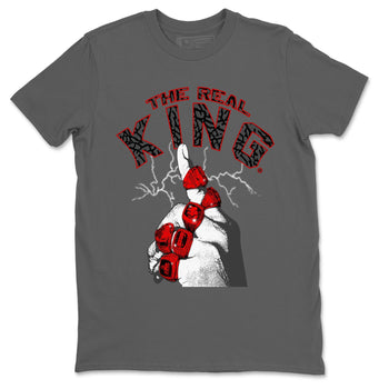 Jordan 3 Fire Red Sneaker Match Tees The Real King Sneaker Tees Jordan 3 Fire Red Sneaker Release Tees Unisex Shirts