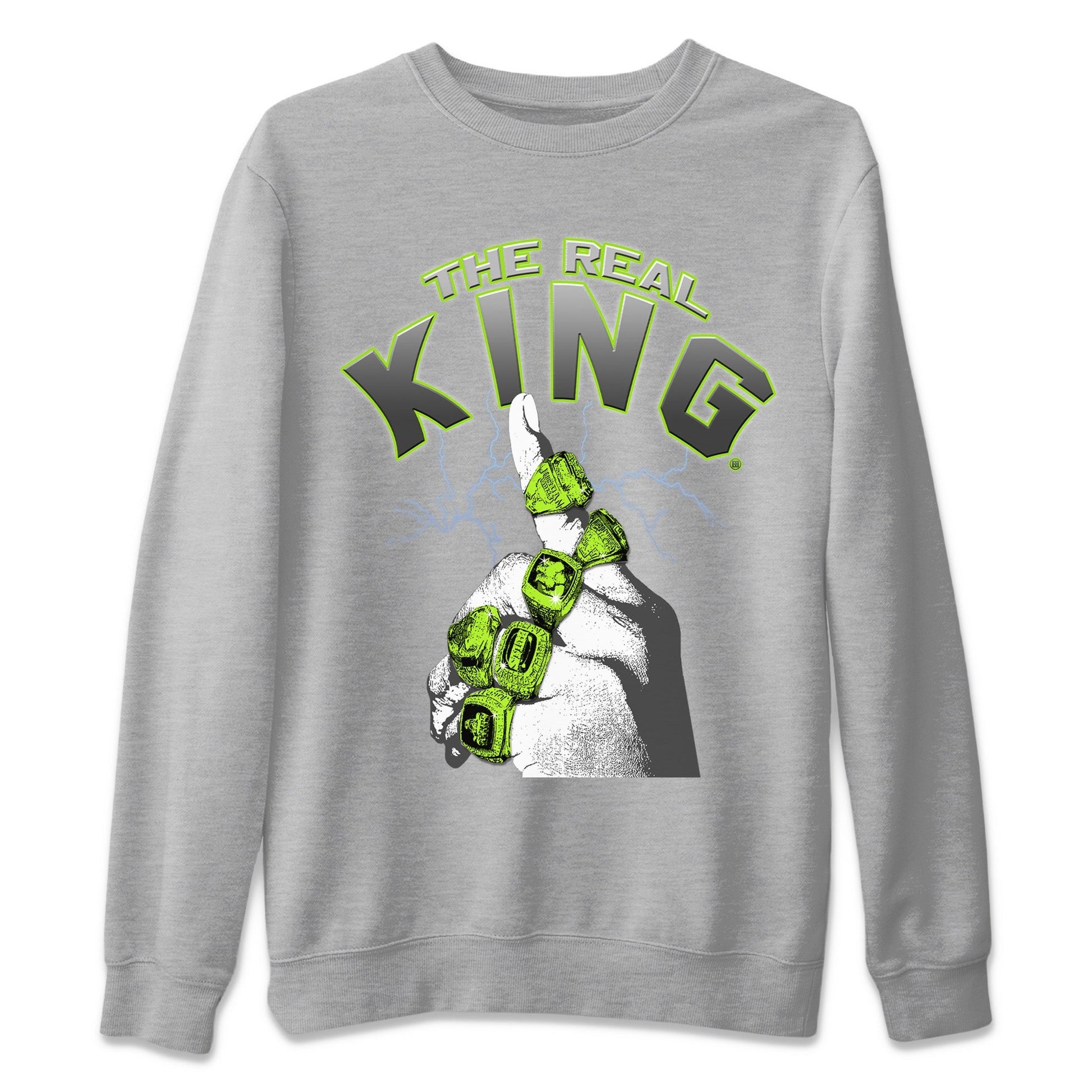 Jordan 5 Green Bean Sneaker Match Tees The Real King Sneaker Tees Jordan 5 Green Bean Sneaker Release Tees Unisex Shirts