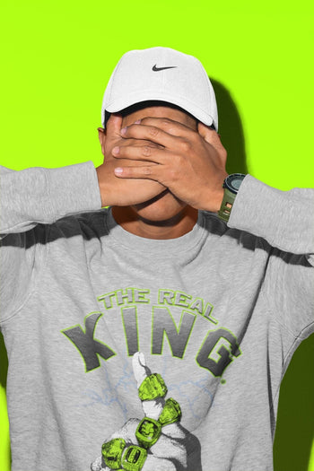 Jordan 5 Green Bean Sneaker Match Tees The Real King Sneaker Tees Jordan 5 Green Bean Sneaker Release Tees Unisex Shirts