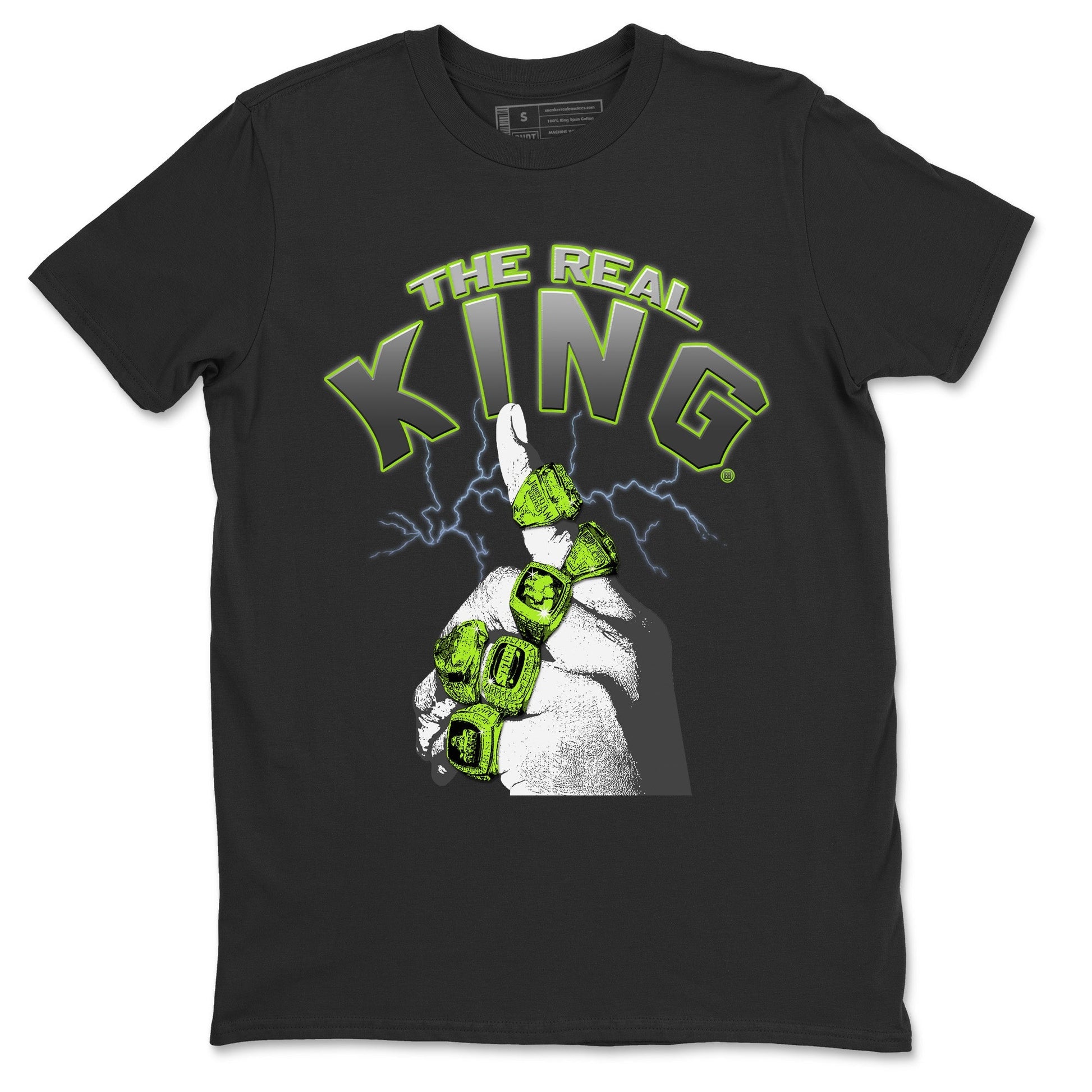 Jordan 5 Green Bean Sneaker Match Tees The Real King Sneaker Tees Jordan 5 Green Bean Sneaker Release Tees Unisex Shirts