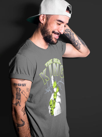 Jordan 5 Green Bean Sneaker Match Tees The Real King Sneaker Tees Jordan 5 Green Bean Sneaker Release Tees Unisex Shirts