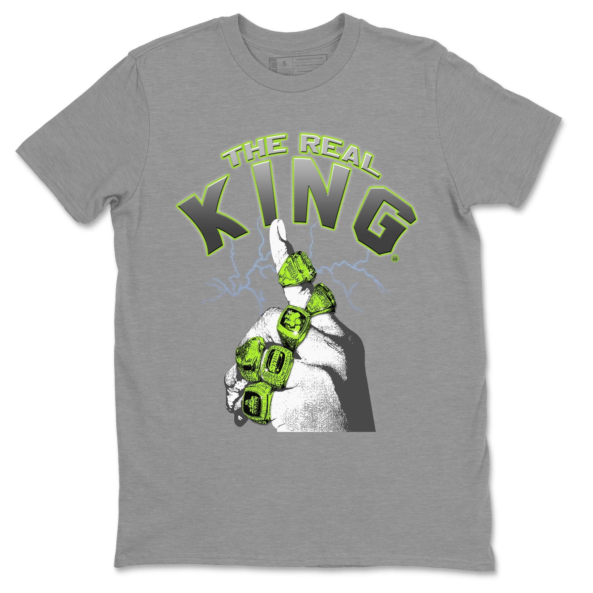 Jordan 5 Green Bean Sneaker Match Tees The Real King Sneaker Tees Jordan 5 Green Bean Sneaker Release Tees Unisex Shirts