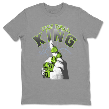 Jordan 5 Green Bean Sneaker Match Tees The Real King Sneaker Tees Jordan 5 Green Bean Sneaker Release Tees Unisex Shirts