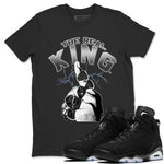 Jordan 6 Chrome Sneaker Match Tees The Real King Sneaker Tees Jordan 6 Chrome Sneaker Release Tees Unisex Shirts