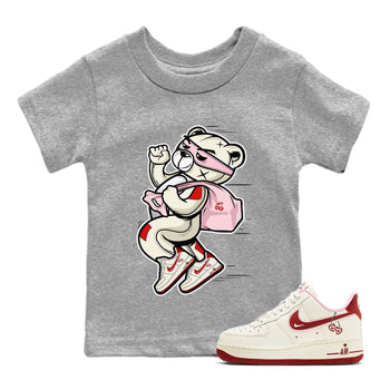 Air Force 1 Valentines Day Sneaker Match Tees Thief Bear Sneaker Tees Air Force 1 Valentines Day Sneaker Release Tees Kids Shirts