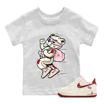 Air Force 1 Valentines Day Sneaker Match Tees Thief Bear Sneaker Tees Air Force 1 Valentines Day Sneaker Release Tees Kids Shirts