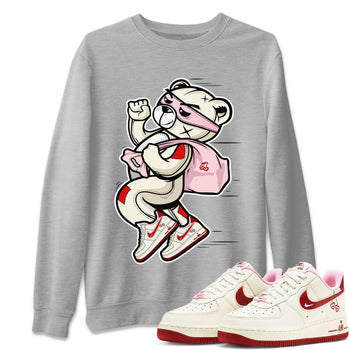 Air Force 1 Valentines Day Sneaker Match Tees Thief Bear Sneaker Tees Air Force 1 Valentines Day Sneaker Release Tees Unisex Shirts