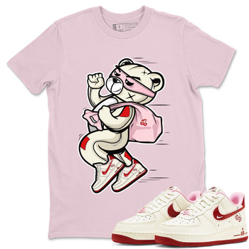 Air Force 1 Valentines Day Sneaker Match Tees Thief Bear Sneaker Tees Air Force 1 Valentines Day Sneaker Release Tees Unisex Shirts