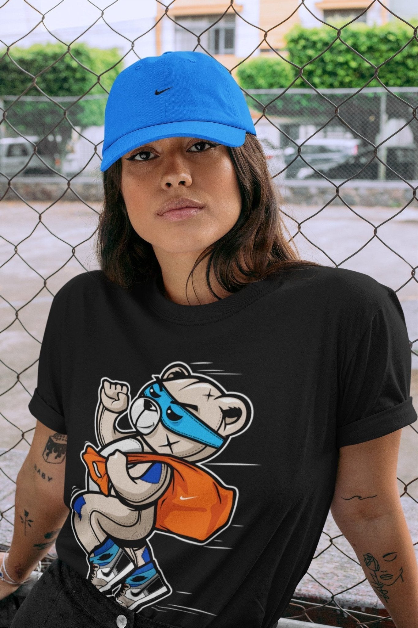 Jordan 1 Prototype Sneaker Match Tees Thief Bear Sneaker Tees Jordan 1 Prototype Sneaker Release Tees Unisex Shirts
