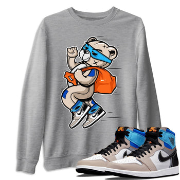 Jordan 1 Prototype Sneaker Match Tees Thief Bear Sneaker Tees Jordan 1 Prototype Sneaker Release Tees Unisex Shirts