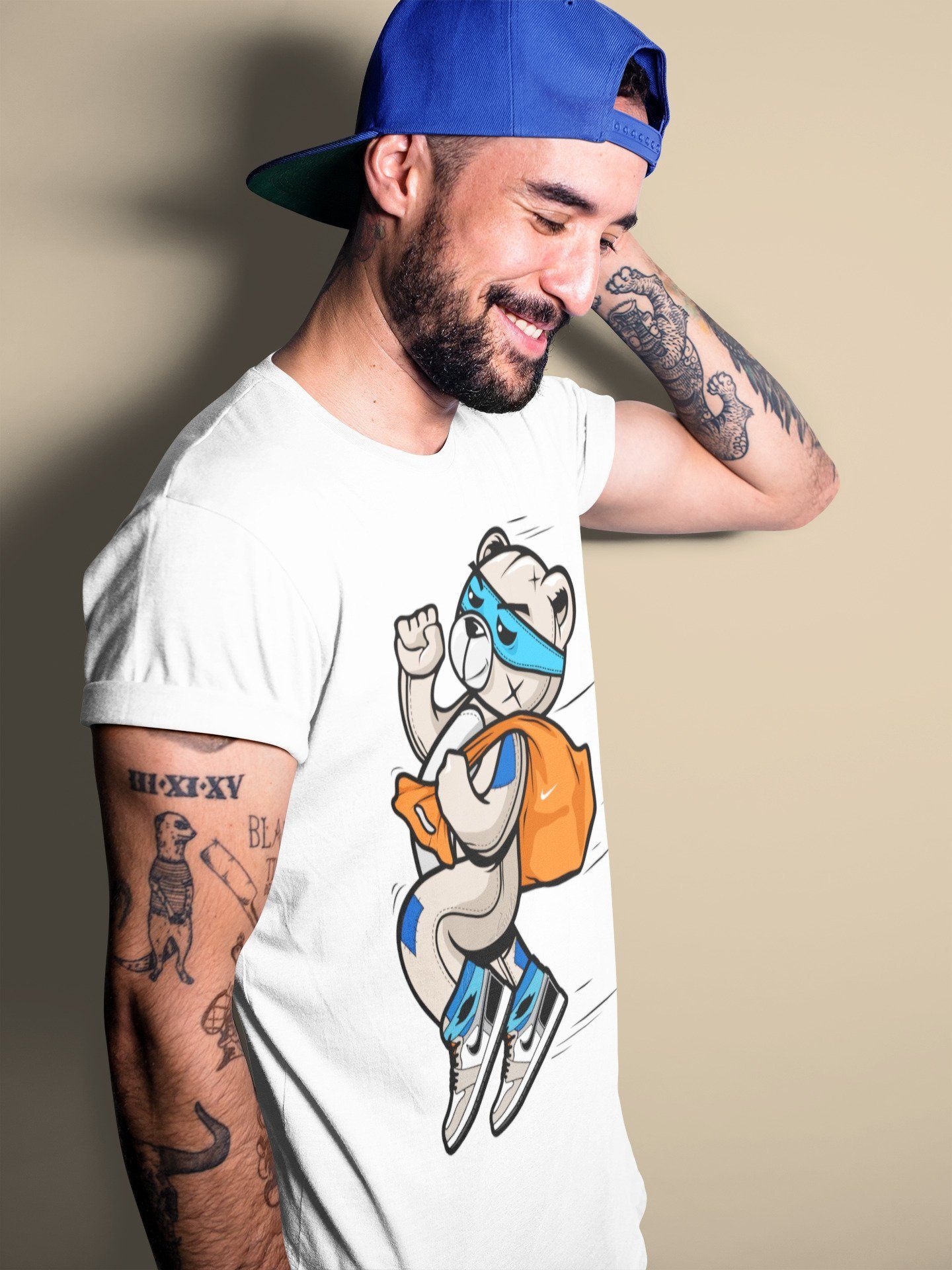 Jordan 1 Prototype Sneaker Match Tees Thief Bear Sneaker Tees Jordan 1 Prototype Sneaker Release Tees Unisex Shirts