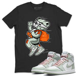 Jordan 1 Seafoam Sneaker Match Tees Thief Bear Sneaker Tees Jordan 1 Seafoam Sneaker Release Tees Unisex Shirts