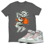 Jordan 1 Seafoam Sneaker Match Tees Thief Bear Sneaker Tees Jordan 1 Seafoam Sneaker Release Tees Unisex Shirts