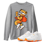 Jordan 11 Citrus Sneaker Match Tees Thief Bear Sneaker Tees Jordan 11 Citrus Sneaker Release Tees Unisex Shirts