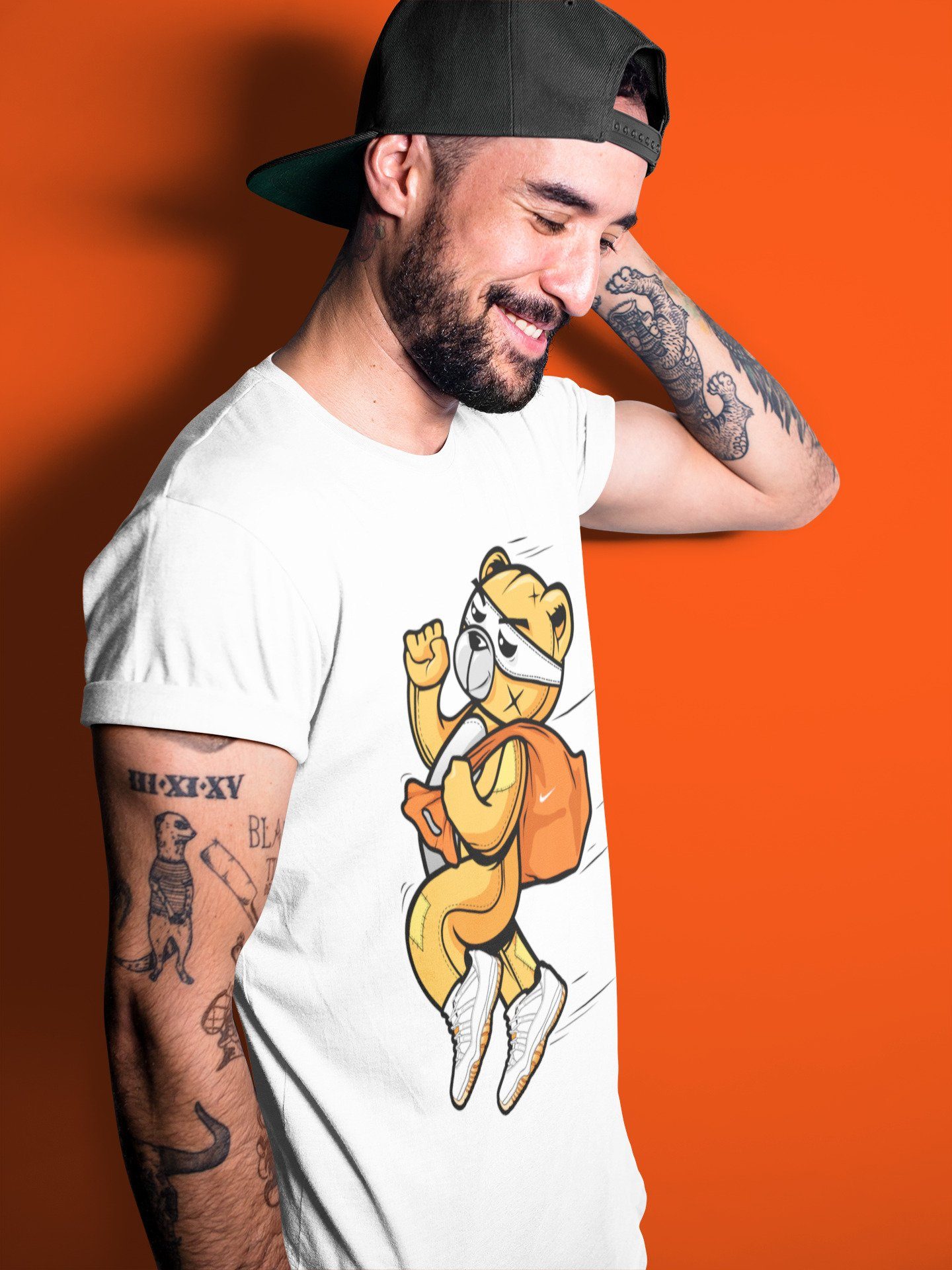 Jordan 11 Citrus Sneaker Match Tees Thief Bear Sneaker Tees Jordan 11 Citrus Sneaker Release Tees Unisex Shirts