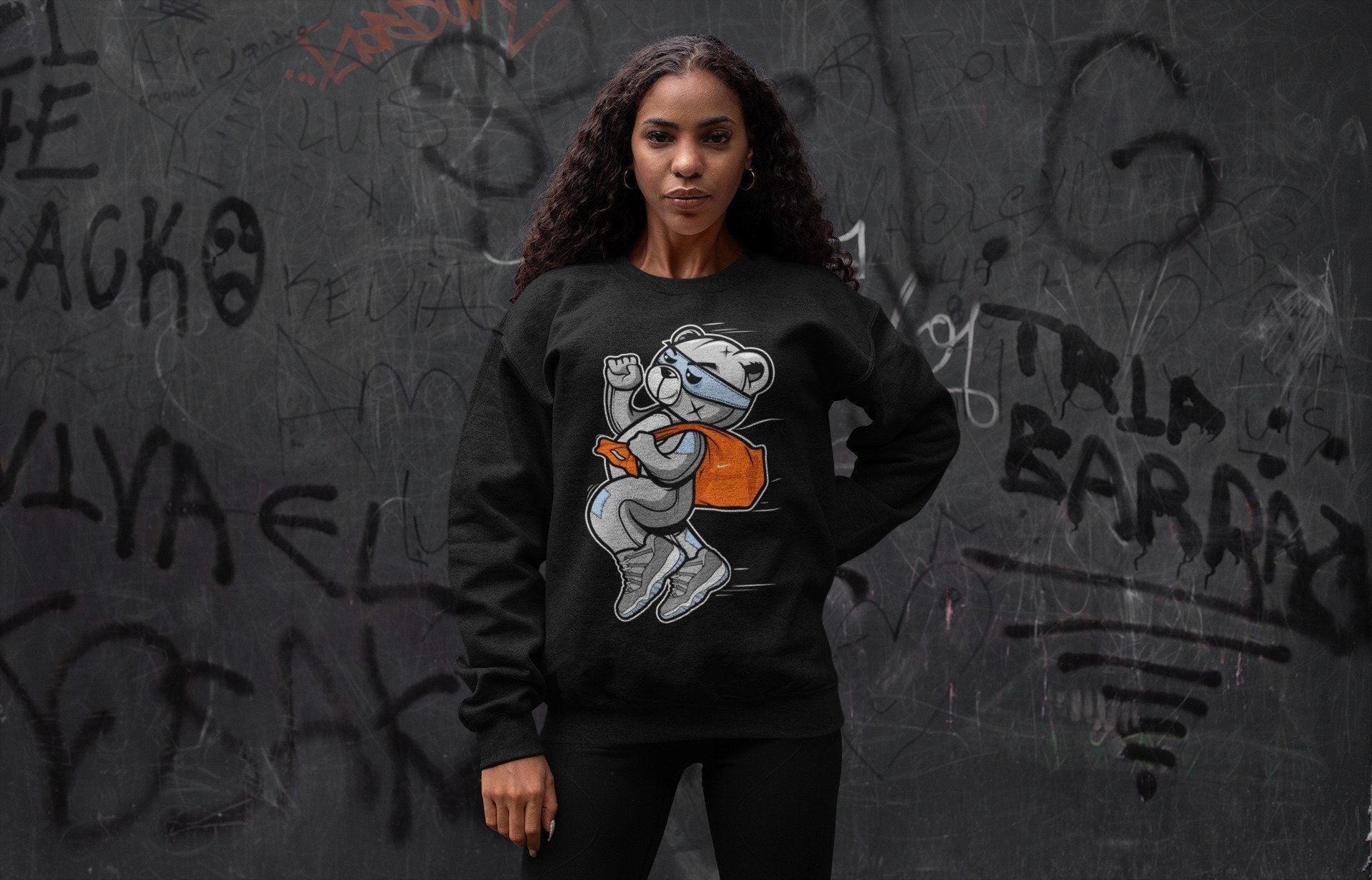 Jordan 11 Cool Grey Sneaker Match Tees Thief Bear Sneaker Tees Jordan 11 Cool Grey Sneaker Release Tees Unisex Shirts
