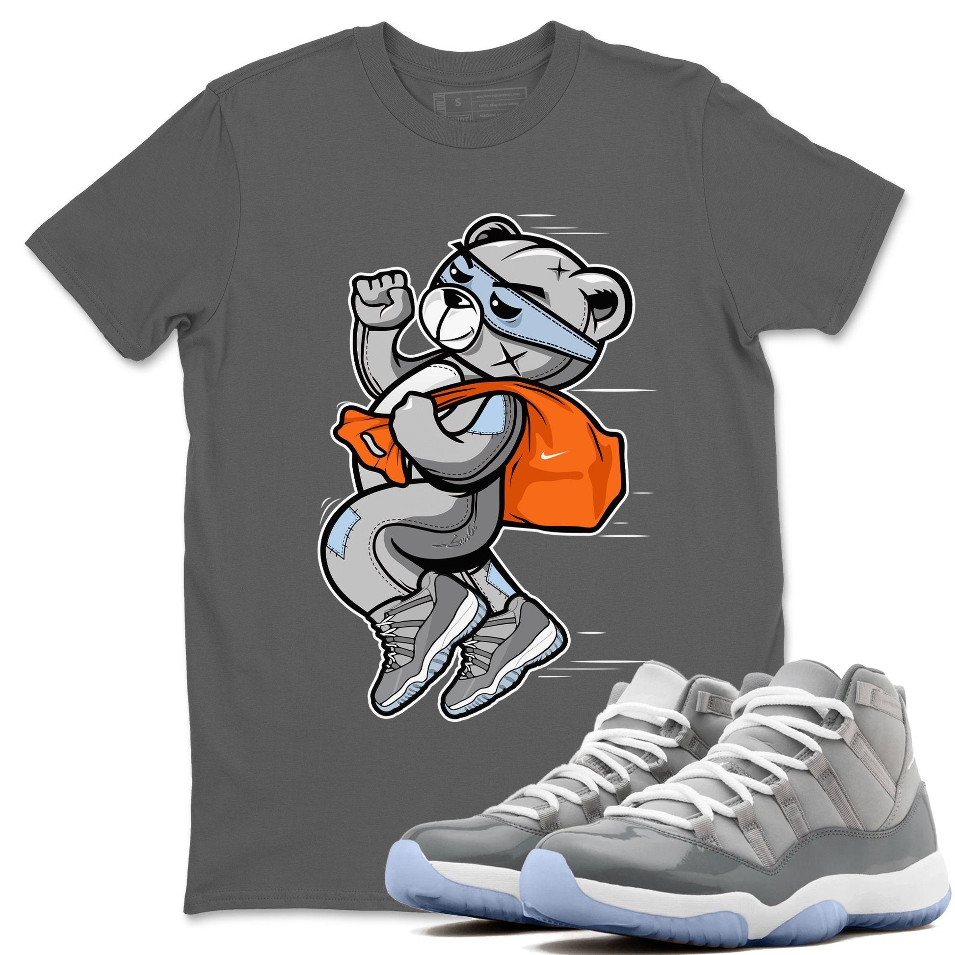Jordan 11 Cool Grey Sneaker Match Tees Thief Bear Sneaker Tees Jordan 11 Cool Grey Sneaker Release Tees Unisex Shirts