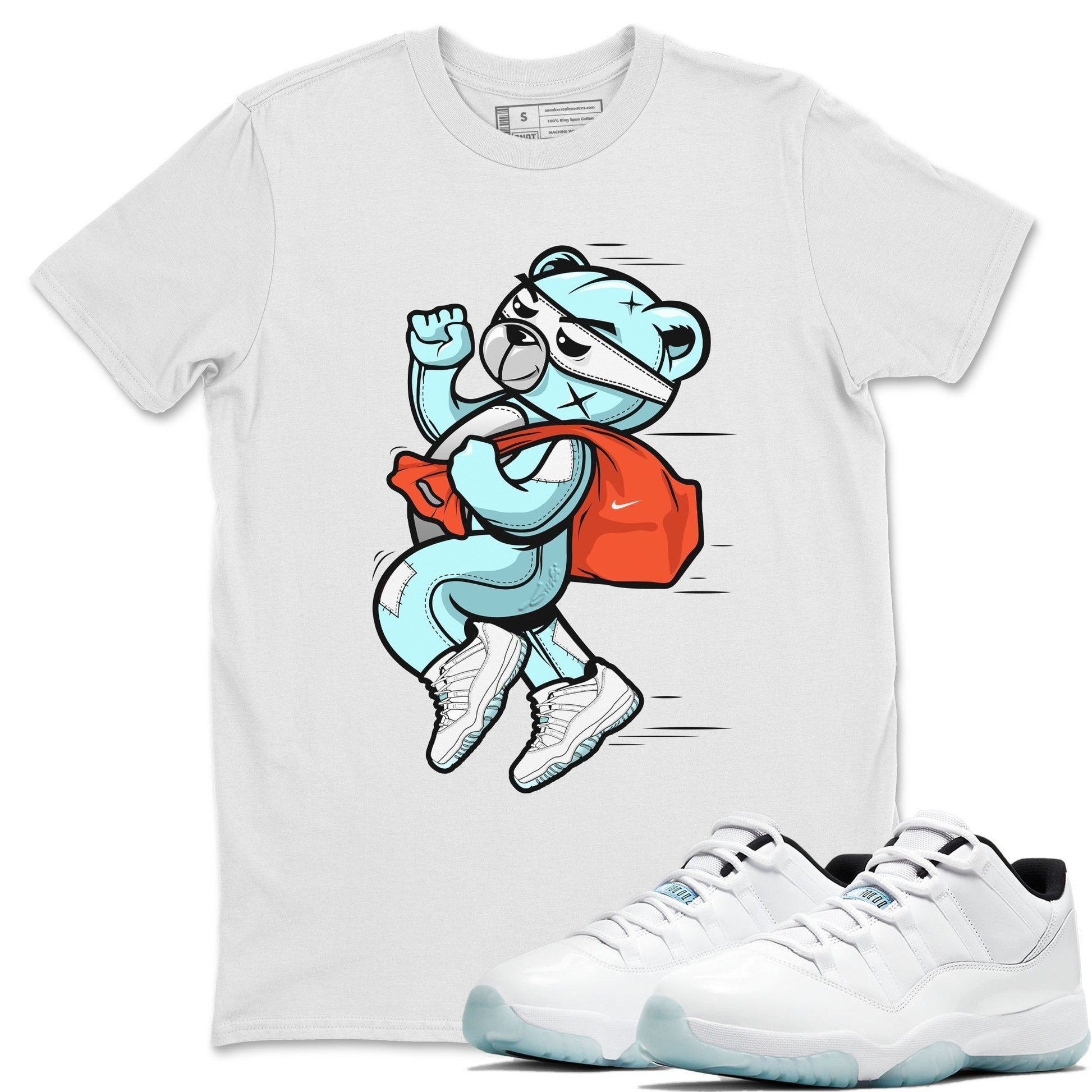 Jordan 11 Legend Blue Sneaker Match Tees Thief Bear Sneaker Tees Jordan 11 Legend Blue Sneaker Release Tees Unisex Shirts