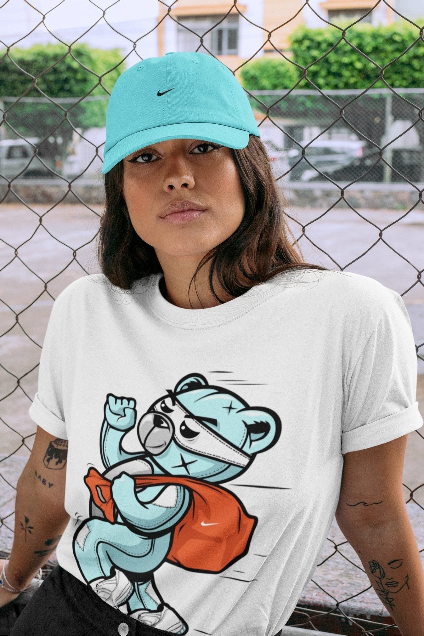 Jordan 11 Legend Blue Sneaker Match Tees Thief Bear Sneaker Tees Jordan 11 Legend Blue Sneaker Release Tees Unisex Shirts
