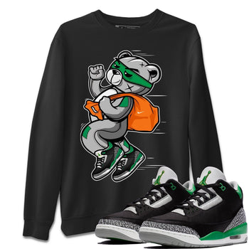 Jordan 3 Pine Green Sneaker Match Tees Thief Bear Sneaker Tees Jordan 3 Pine Green Sneaker Release Tees Unisex Shirts