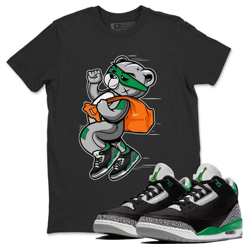 Jordan 3 Pine Green Sneaker Match Tees Thief Bear Sneaker Tees Jordan 3 Pine Green Sneaker Release Tees Unisex Shirts