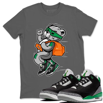 Jordan 3 Pine Green Sneaker Match Tees Thief Bear Sneaker Tees Jordan 3 Pine Green Sneaker Release Tees Unisex Shirts