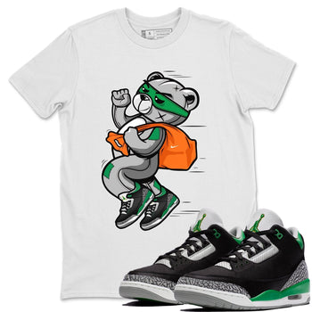 Jordan 3 Pine Green Sneaker Match Tees Thief Bear Sneaker Tees Jordan 3 Pine Green Sneaker Release Tees Unisex Shirts