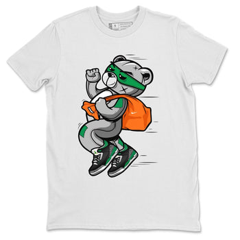 Jordan 3 Pine Green Sneaker Match Tees Thief Bear Sneaker Tees Jordan 3 Pine Green Sneaker Release Tees Unisex Shirts