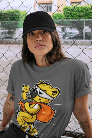 Jordan 4 Lightning Sneaker Match Tees Thief Bear Sneaker Tees Jordan 4 Lightning Sneaker Release Tees Unisex Shirts
