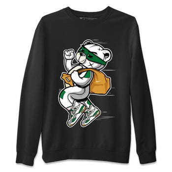 Air Jordan 4 Pine Green Sneaker Match Tees Thief Bear Sneaker Tees Nike SB Air Jordan 4 Pine Green Sneaker Release Tees Unisex Shirts Black 2