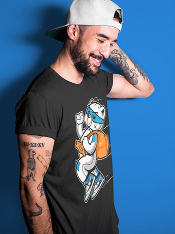 Jordan 1 Travis Scott Fragment Sneaker Match Tees Thief Bear Sneaker Tees Jordan 1 Travis Scott Fragment Sneaker Release Tees Unisex Shirts