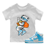 Dunk Blue Chill Sneaker Match Tees Thief Bear Sneaker Tees Dunk Blue Chill Sneaker Release Tees Kids Shirts