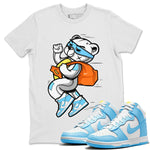 Dunk Blue Chill Sneaker Match Tees Thief Bear Sneaker Tees Dunk Blue Chill Sneaker Release Tees Unisex Shirts