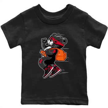 Jordan 1 Bred Patent Sneaker Match Tees Thief Bear Sneaker Tees Jordan 1 Bred Patent Sneaker Release Tees Kids Shirts