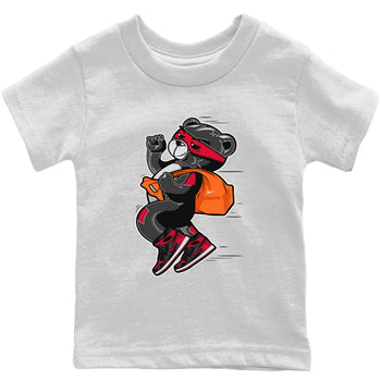 Jordan 1 Bred Patent Sneaker Match Tees Thief Bear Sneaker Tees Jordan 1 Bred Patent Sneaker Release Tees Kids Shirts