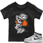 Jordan 1 Light Smoke Grey Sneaker Match Tees Thief Bear Sneaker Tees Jordan 1 Light Smoke Grey Sneaker Release Tees Kids Shirts