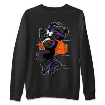 Jordan 13 Court Purple Sneaker Match Tees Thief Bear Sneaker Tees Jordan 13 Court Purple Sneaker Release Tees Unisex Shirts