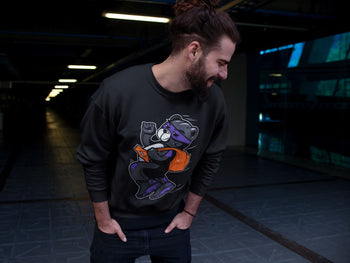 Jordan 13 Court Purple Sneaker Match Tees Thief Bear Sneaker Tees Jordan 13 Court Purple Sneaker Release Tees Unisex Shirts