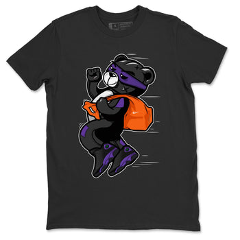 Jordan 13 Court Purple Sneaker Match Tees Thief Bear Sneaker Tees Jordan 13 Court Purple Sneaker Release Tees Unisex Shirts