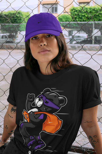 Jordan 13 Court Purple Sneaker Match Tees Thief Bear Sneaker Tees Jordan 13 Court Purple Sneaker Release Tees Unisex Shirts